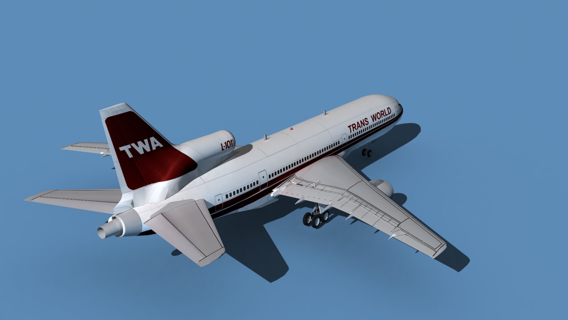 3D Lockheed L-1011-50 Trans World 2 - TurboSquid 1921641