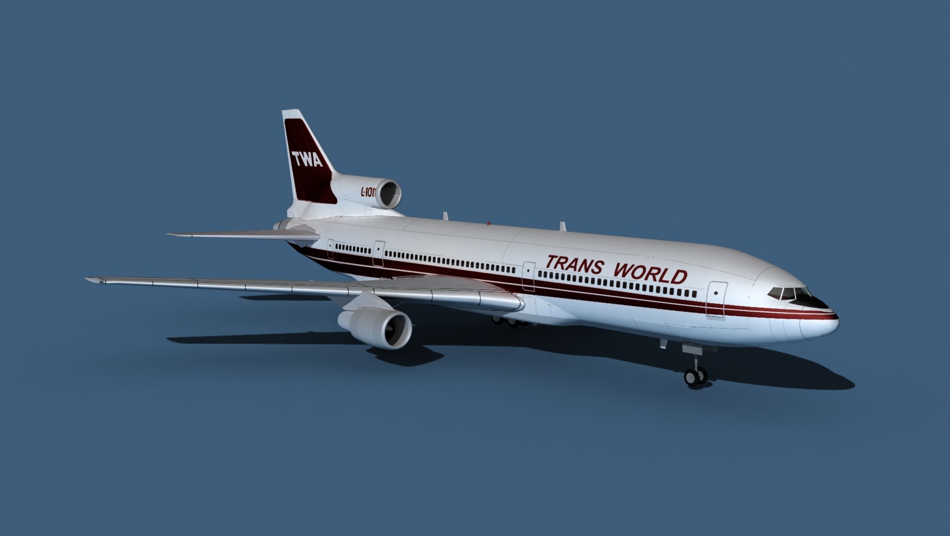 3D Lockheed L-1011-50 Trans World 2 - TurboSquid 1921641