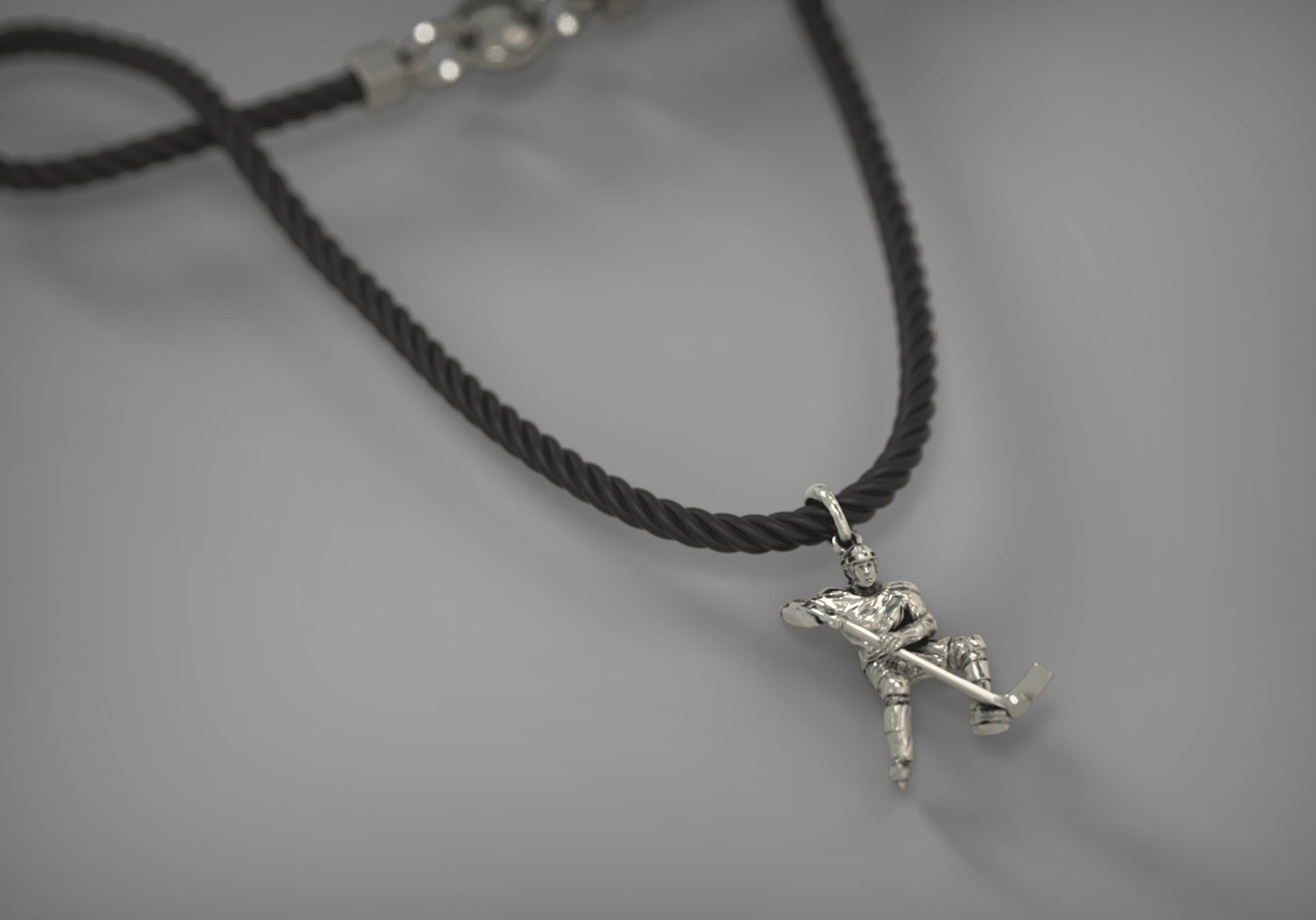 Hockey hot sale cross necklace