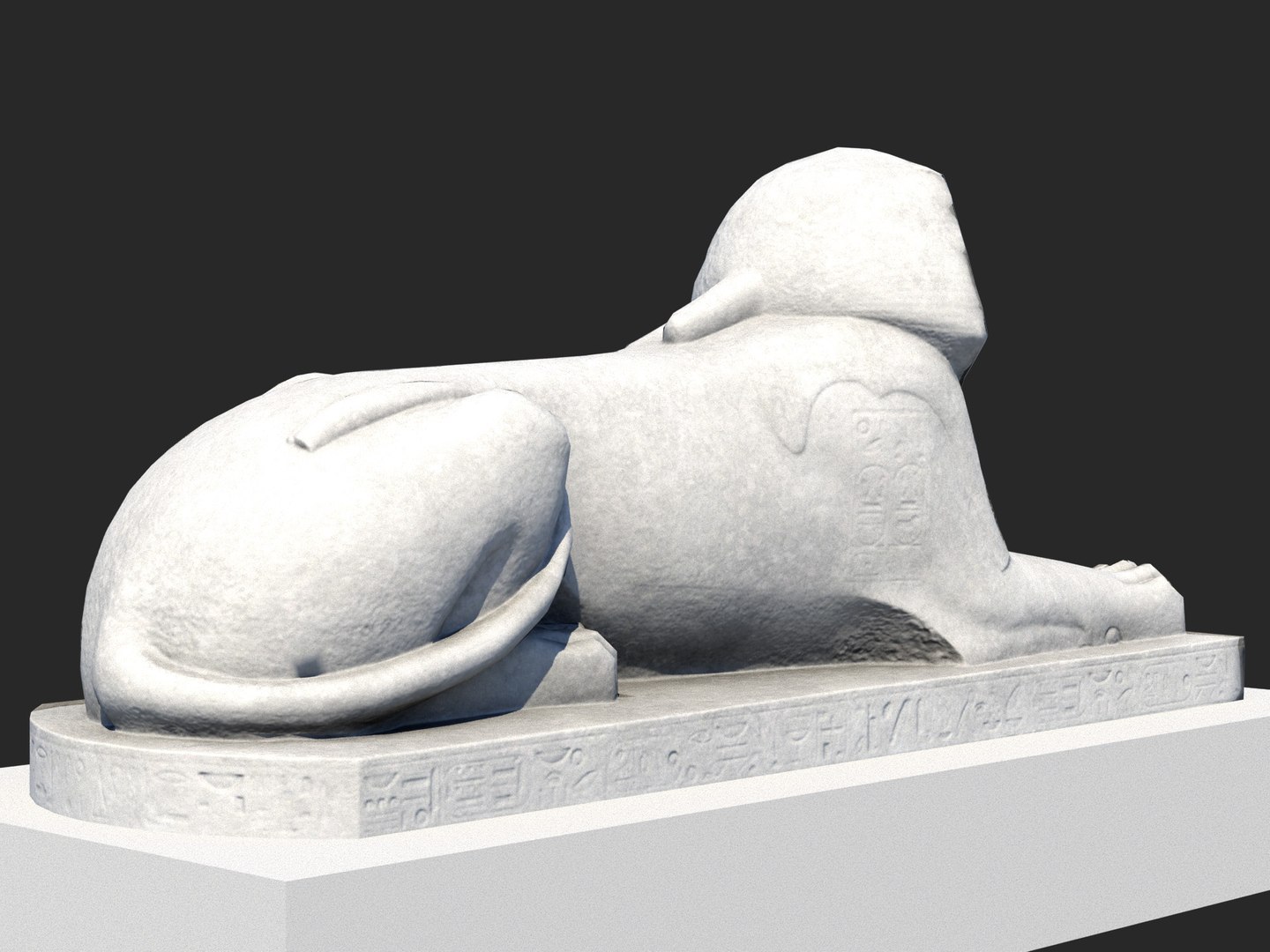Crystal Palace Sphinx Low-poly model - TurboSquid 1900954