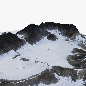 3D Snow Mountain