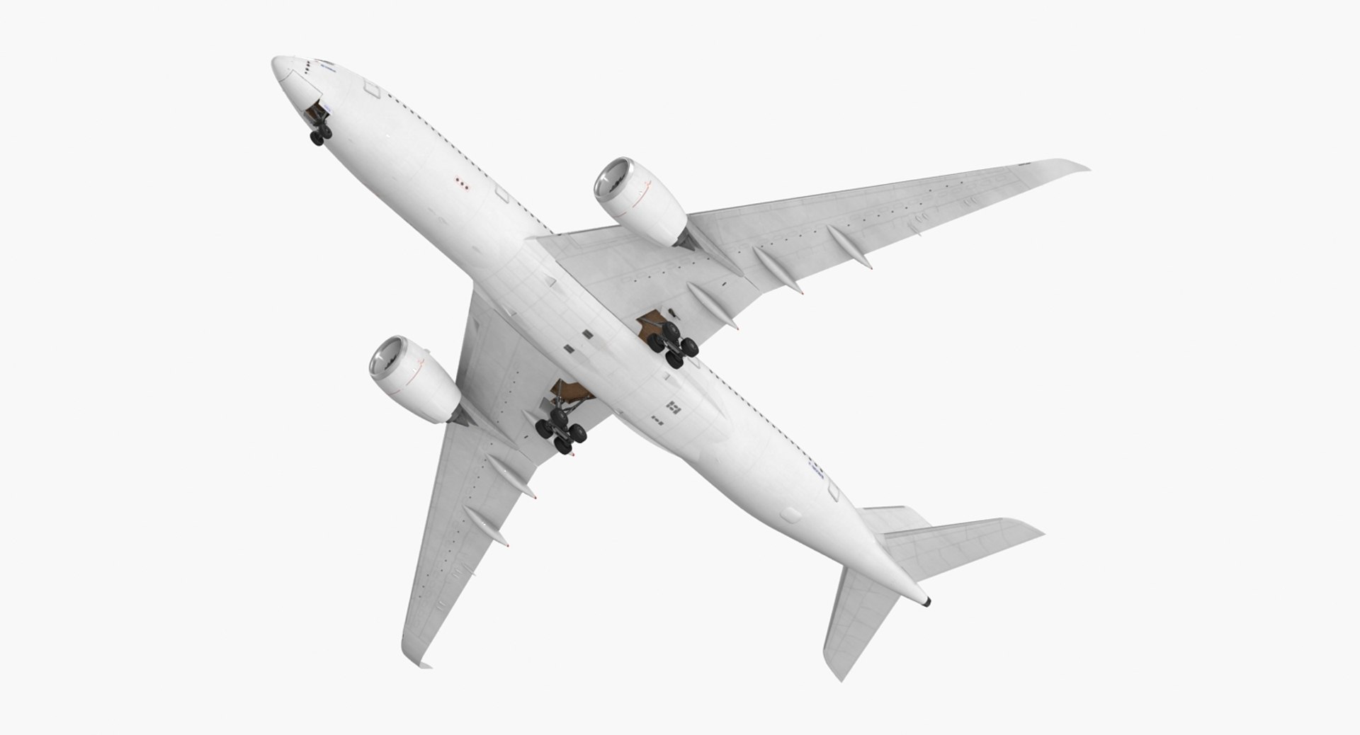 Airbus A350-900 Generic Rigged 3D Model preview