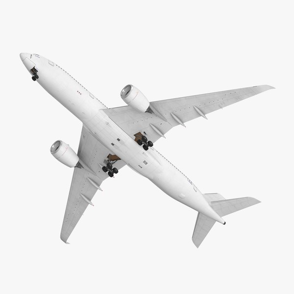 airbus a350-900 generic rigged 3D model