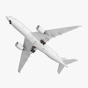 Airbus A350-900 Generic Rigged 3D Model