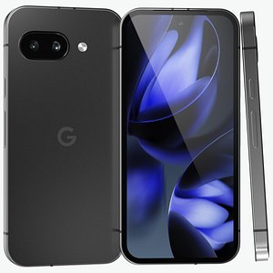 Google Pixel 9a Obsidian model