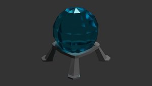 Lowpoly Fortune Teller Ball