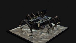 robot spider 3D model