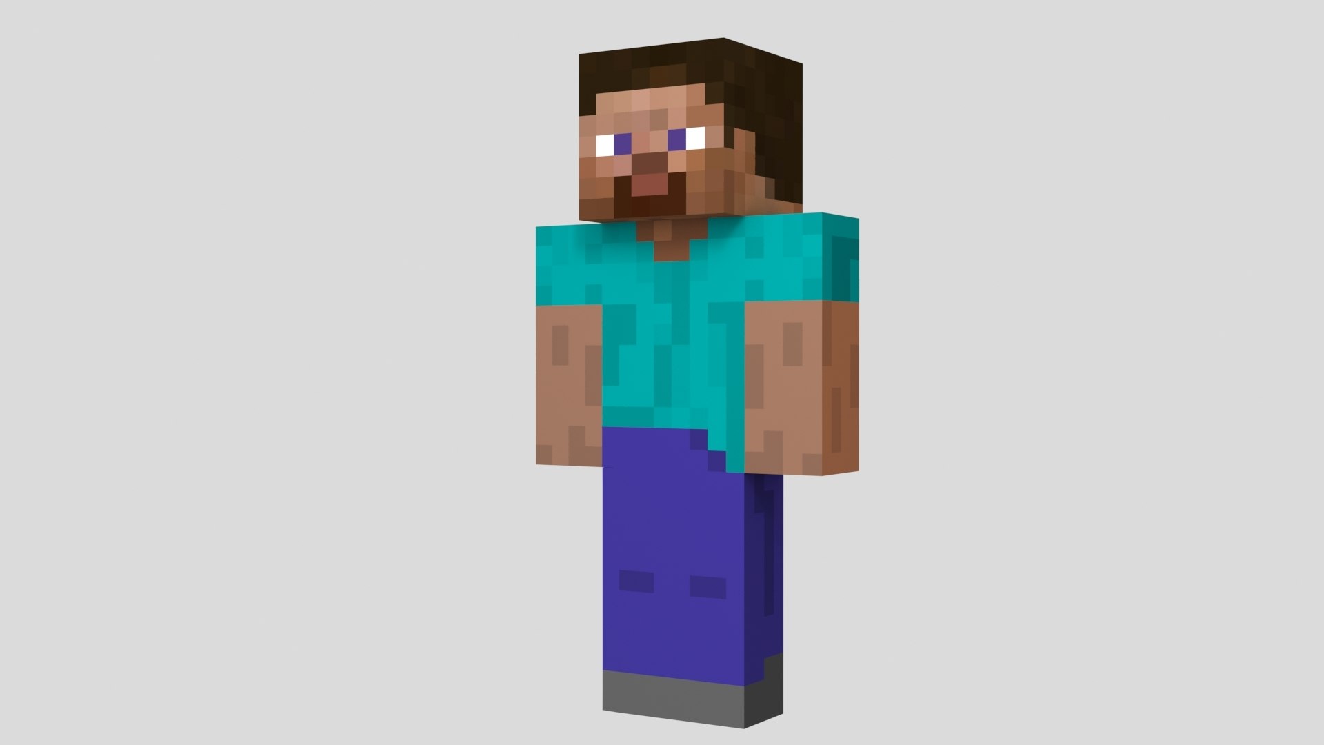 Minecraft Steve Model 3D - TurboSquid 1920992