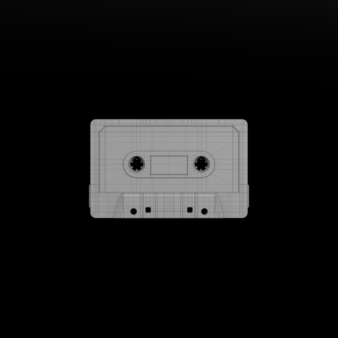 Cassette tape box 3D TurboSquid 1661866