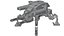 3D Attack Mecha Quadpod