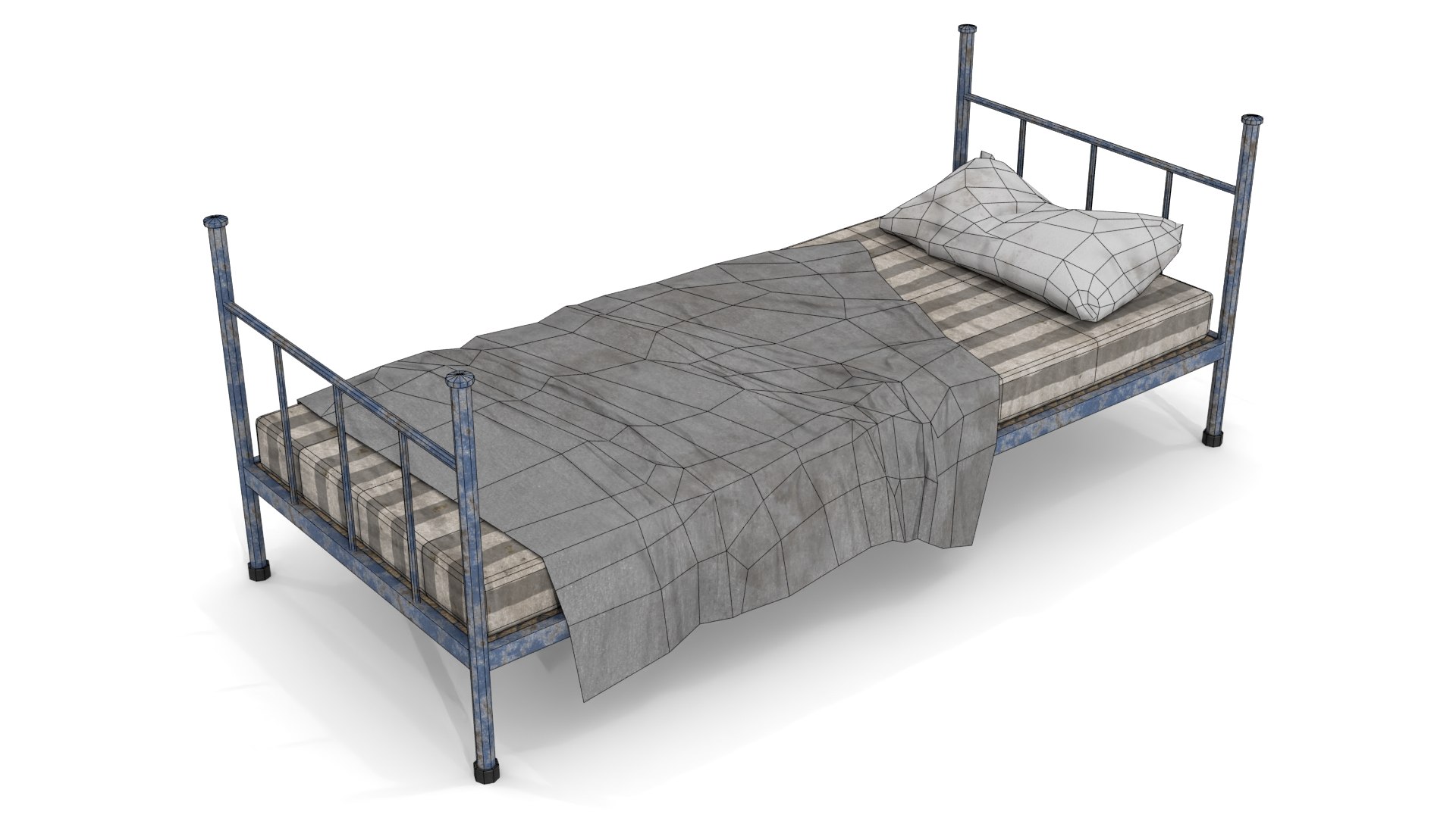 3D model Old Dirty Single Bed 1 https://p.turbosquid.com/ts-thumb/3l/JRYsyM/N0/wire_0001/jpg/1621874418/1920x1080/fit_q87/f79353a6aa5f0425f50473aa654cfa59d2325c60/wire_0001.jpg
