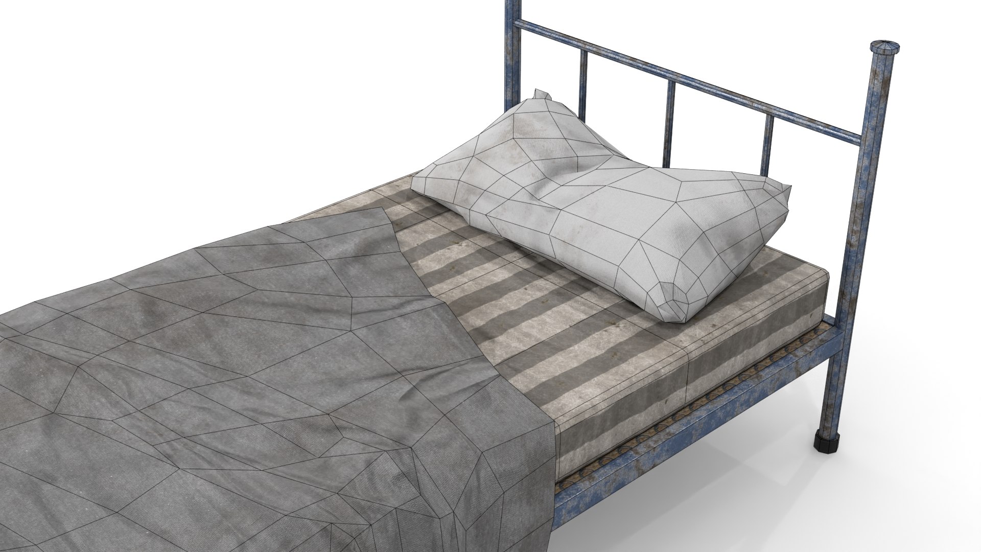 3D model Old Dirty Single Bed 1 https://p.turbosquid.com/ts-thumb/3l/JRYsyM/YW/wire_0009/jpg/1621874423/1920x1080/fit_q87/108bb47a64bc8a2de32e0047c2e5cfb15e27c37a/wire_0009.jpg