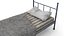 3D model Old Dirty Single Bed 1