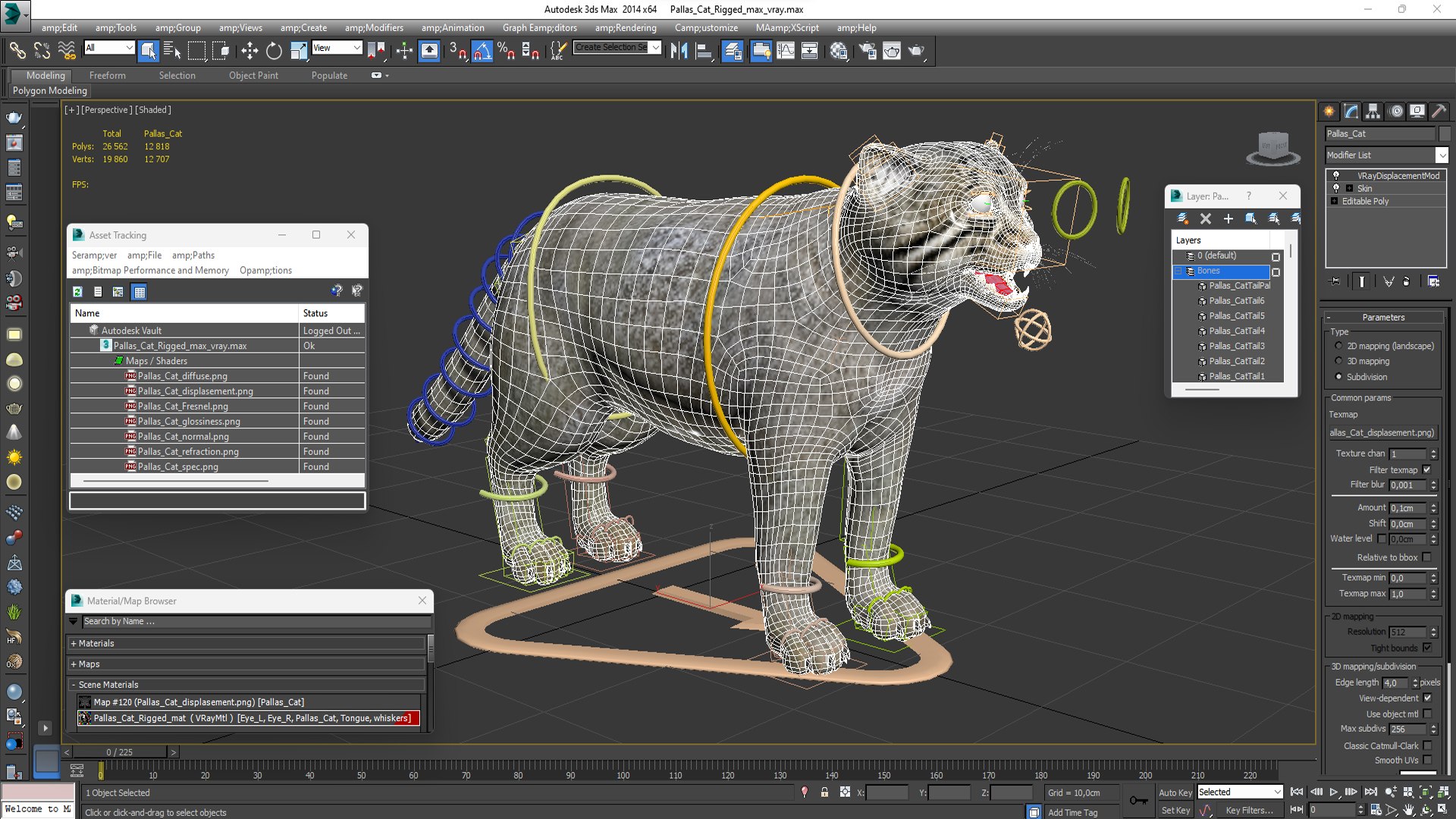 3D Pallas Cat Rigged Model - TurboSquid 2194836