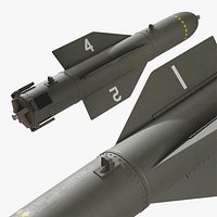 AN-M66 2000 lb Aerial Bomb Dark Green