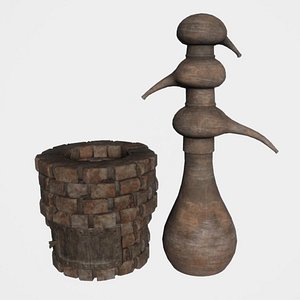 old clay alembic 3D model