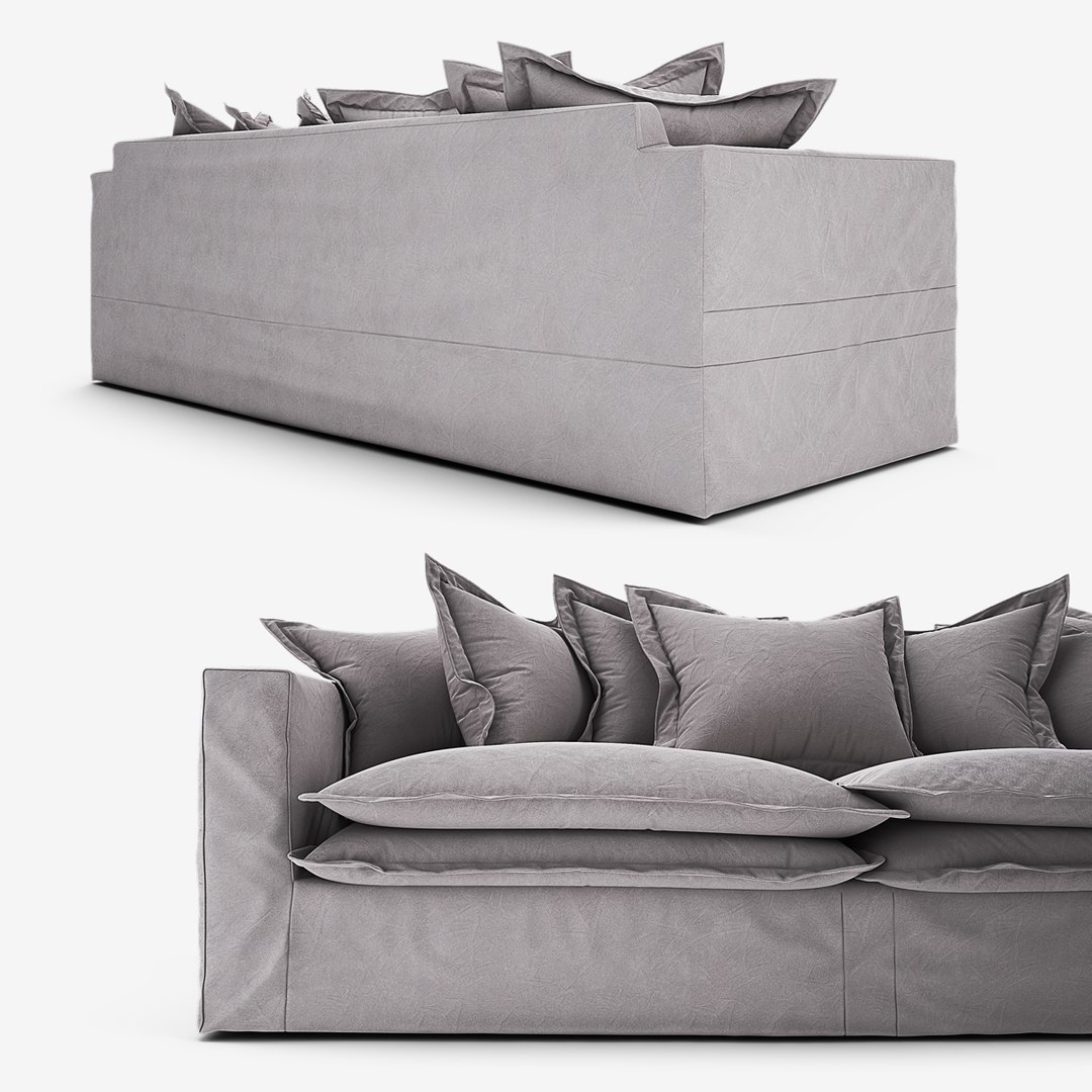 Hampton fabric sofa model - TurboSquid 1487146