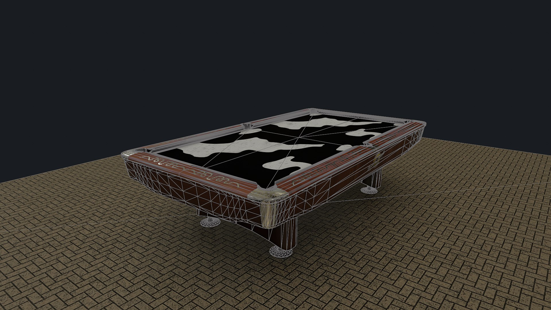 Billiard Table 3d Model