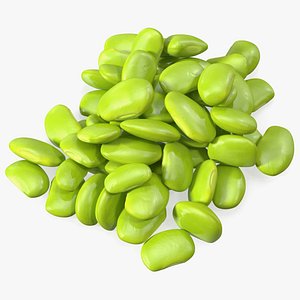Bunch of Pile Green Soybeans