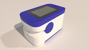 3D Finger Tip Pulse Oximeter model