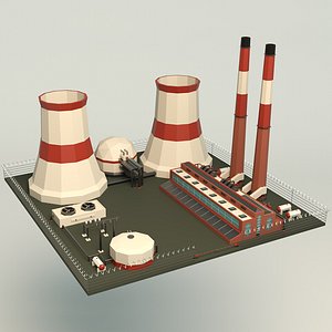 Low Poly Power Plant