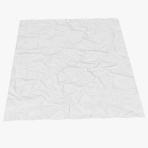 3D crumpled paper sheet
