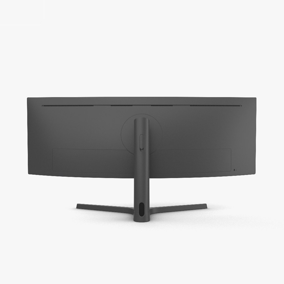 3D Generic Curved Monitor - TurboSquid 1594076