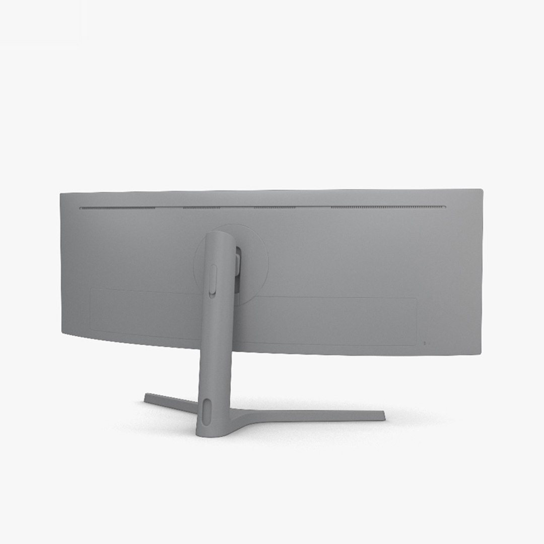 3D Generic Curved Monitor - TurboSquid 1594076
