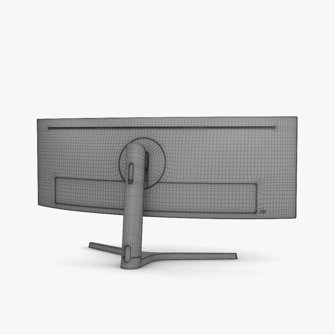 3D Generic Curved Monitor - TurboSquid 1594076