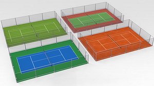 3D Tennis Court Collections
