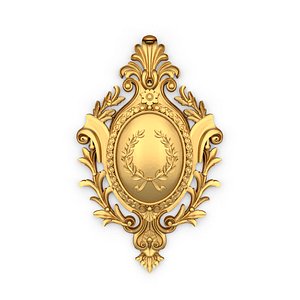 carved classic decorative ornament cnc 3d printing stl 67