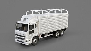 Mitsubishi Fuso Shogun Box Truck 3D