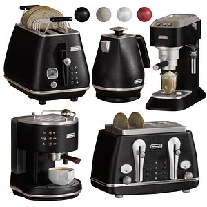 3D Delonghi kitchen accessories model
