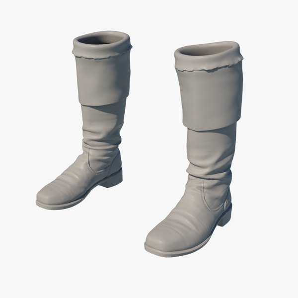 3D vintage boots model - TurboSquid 1997726