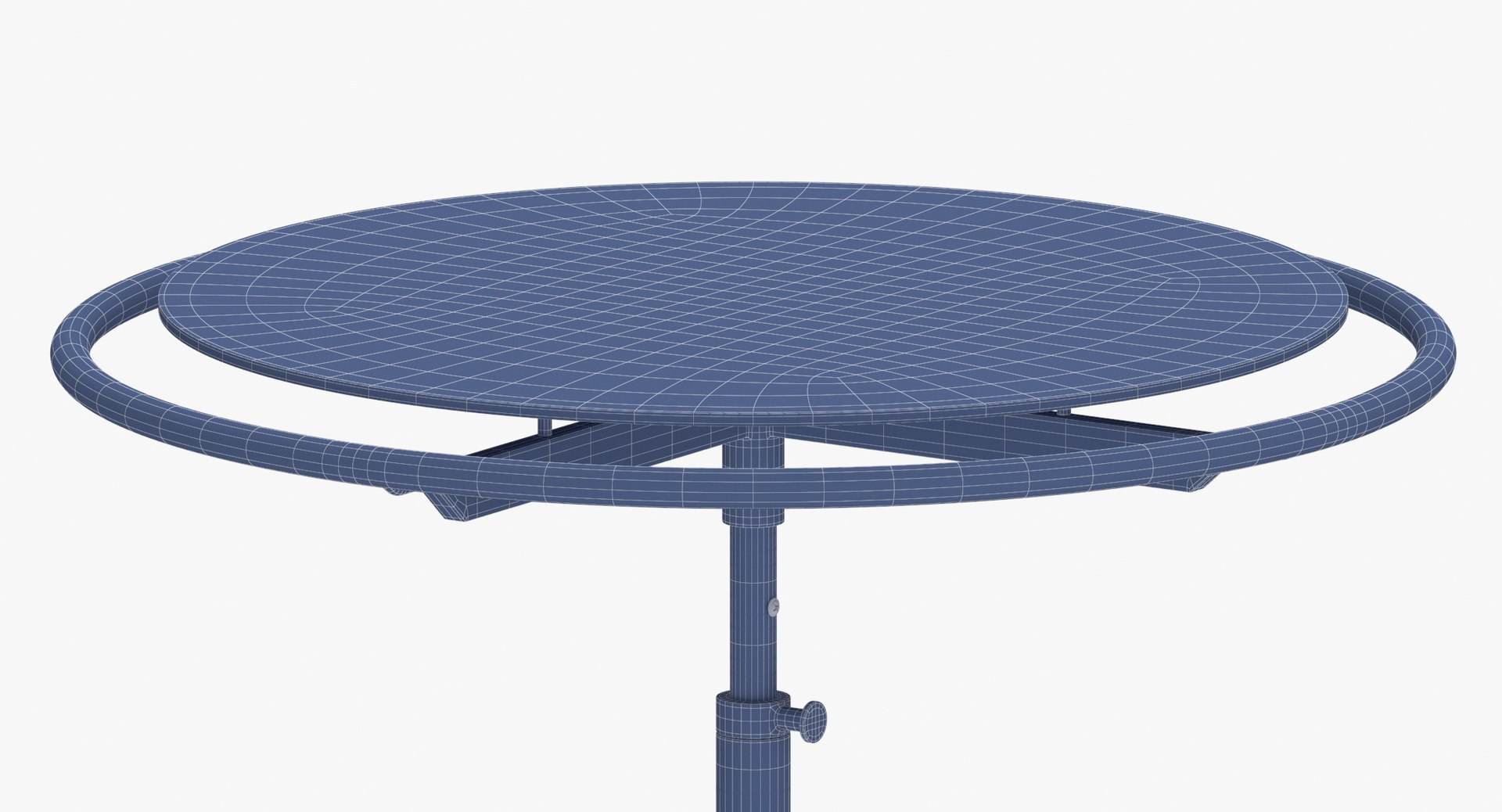 3D Model Clothing Circular Rack Solid Top Black And White - TurboSquid ...