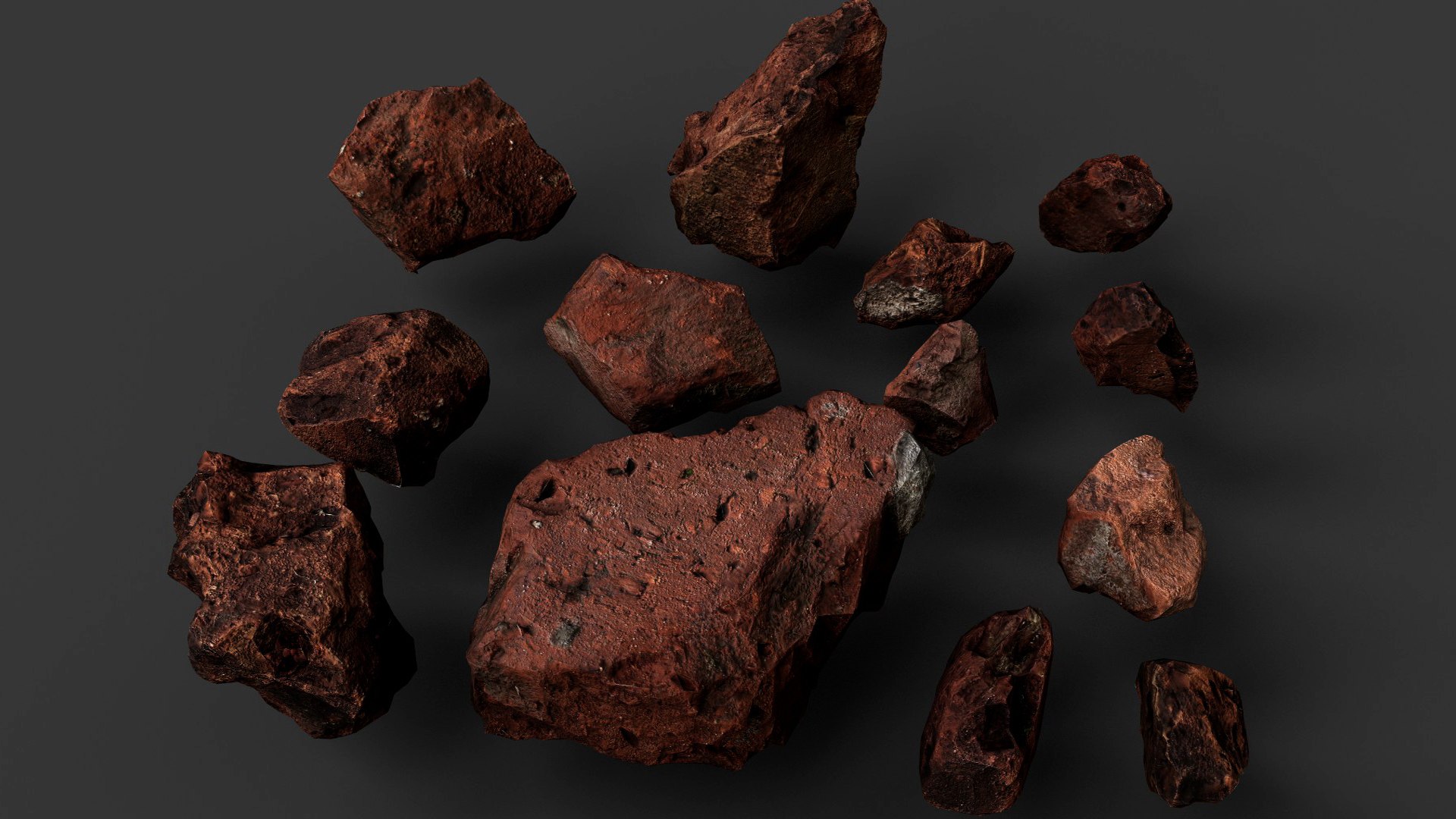 3D Broken Bricks Debris Scatter Detail PBR Photogrammetry - TurboSquid ...