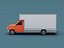 Moving truck Low Poly