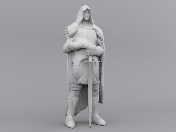 Giant Warrior robusto 3D Stampato HQ in resina statua in miniatura non verniciati GIOCHI DI GUERRA 