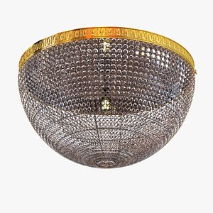 3d model light crystal beaded