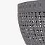 Sherle Wagner Round Crystal Beaded Light