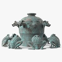 Han Dynasty Ancient Seismograph with Patina