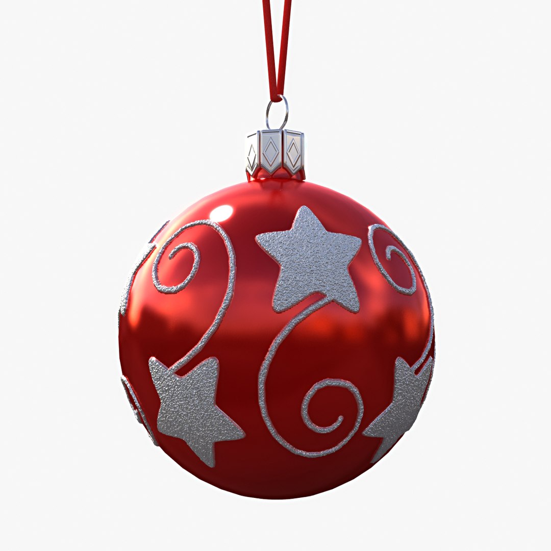 set christmas ball obj