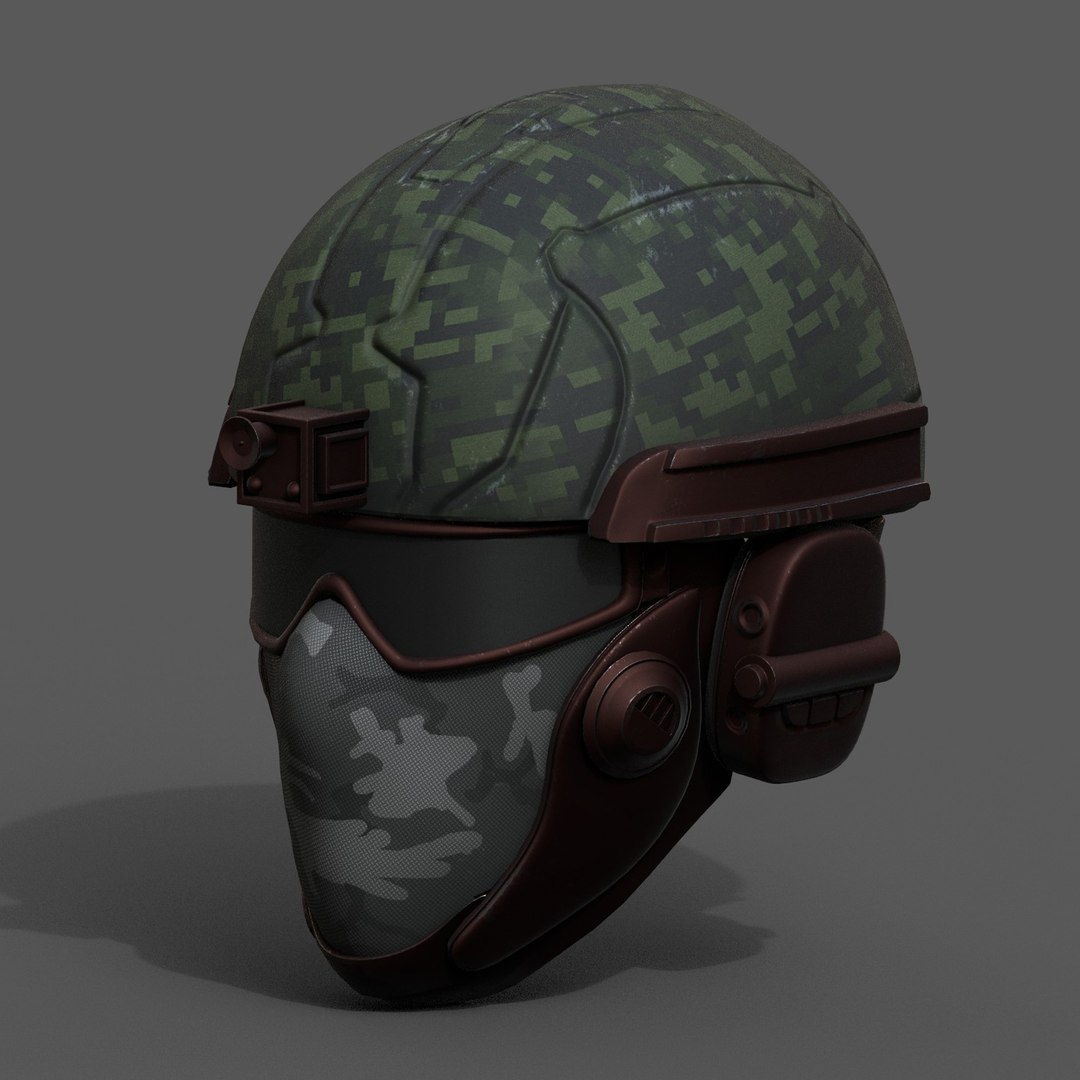 3D Helmet Sci - TurboSquid 1534883