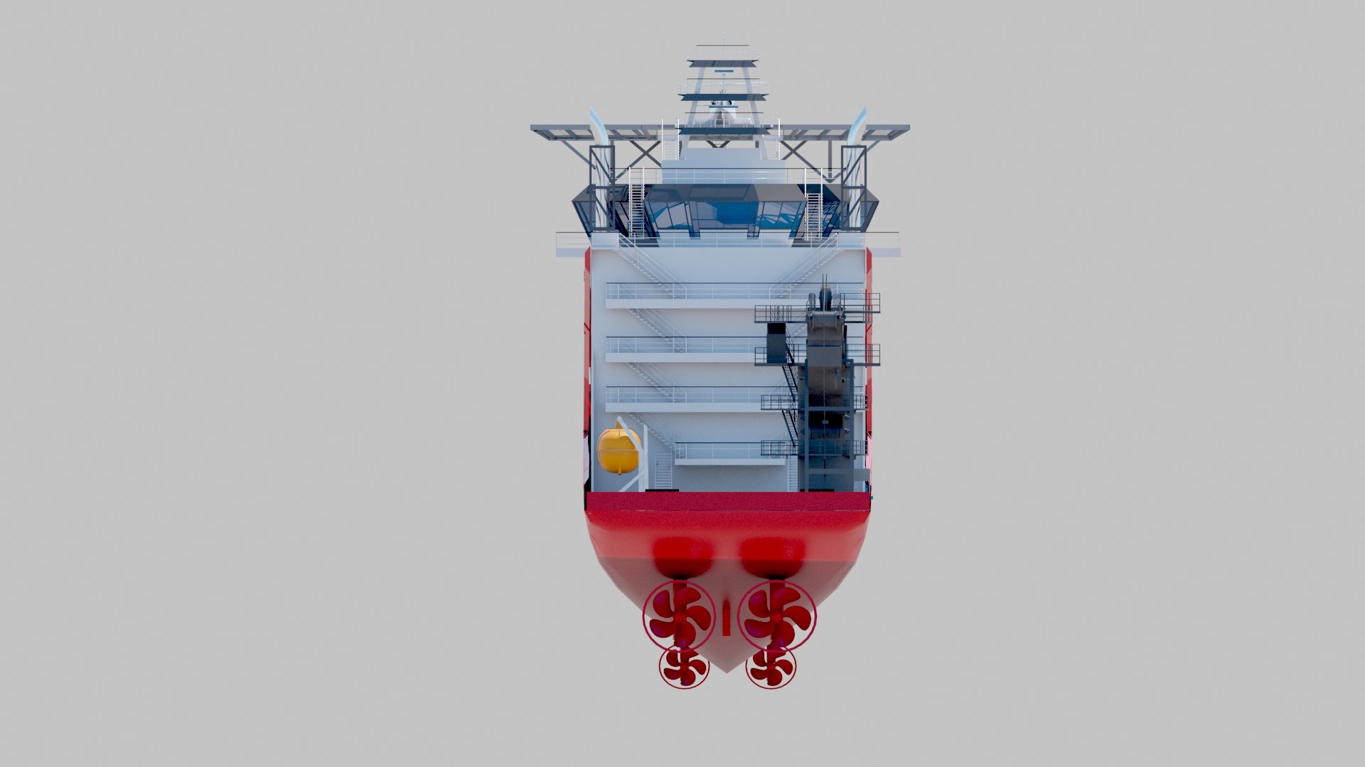 3D Model Ihc Offshore Support Vessel - TurboSquid 1472709