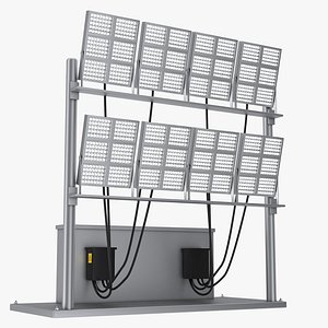 Stadium Light Panel 3D model
