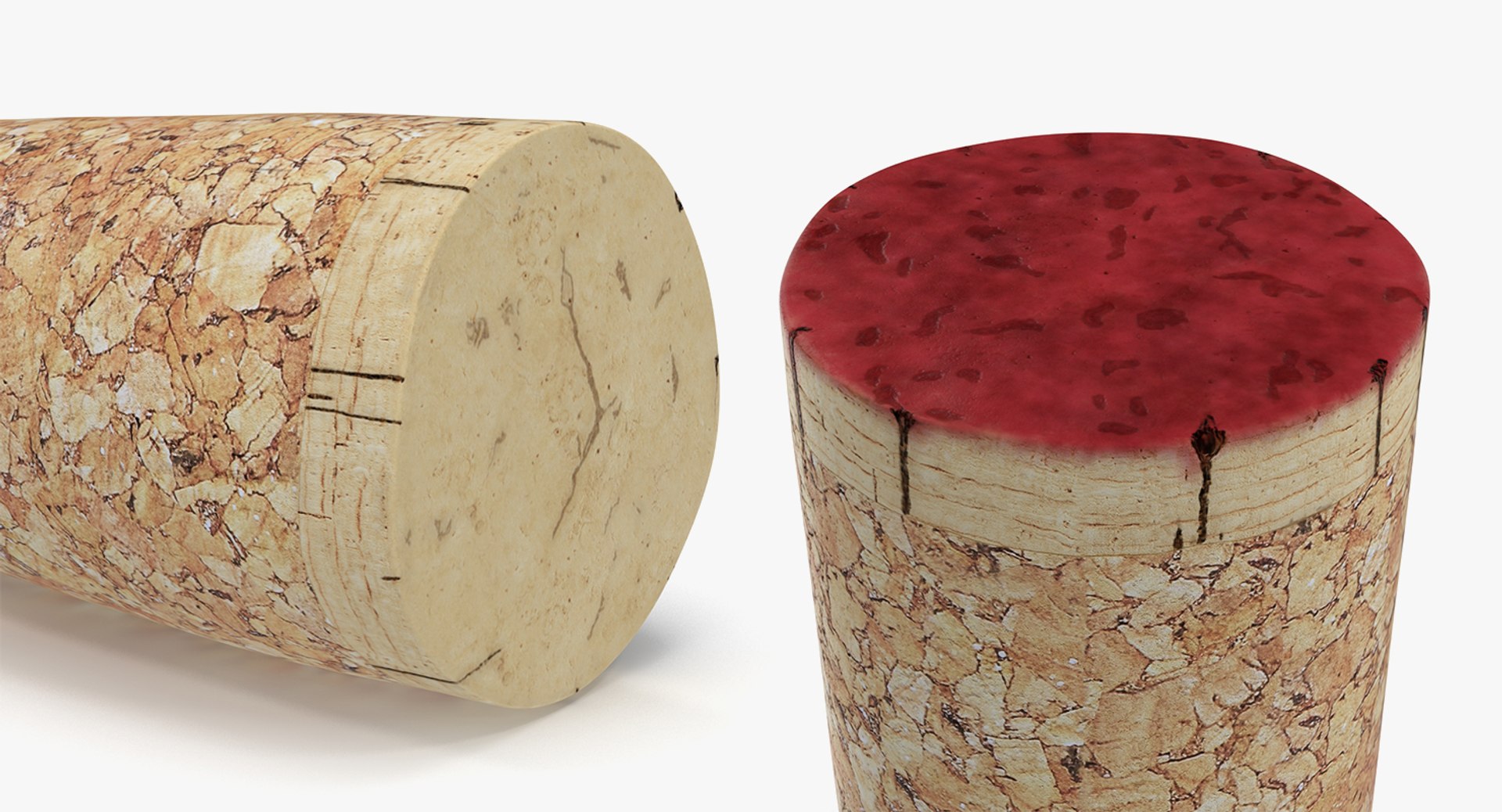 3D Wine Corks - TurboSquid 1207639
