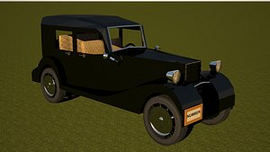 vintage car 3D model