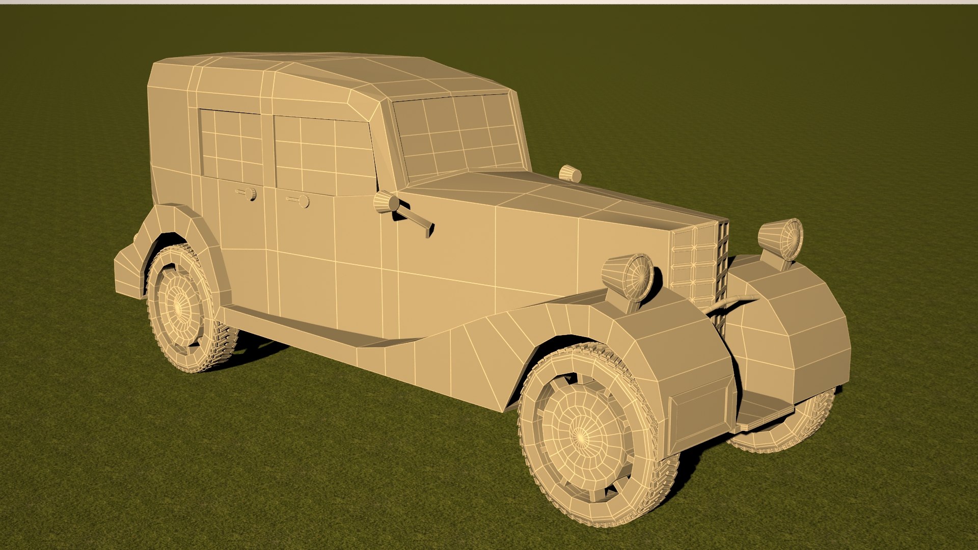 Vintage car 3D model - TurboSquid 1322323