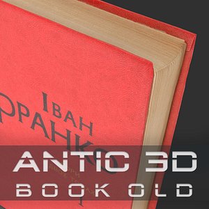 Book collection of Ivan Franko works 3D model