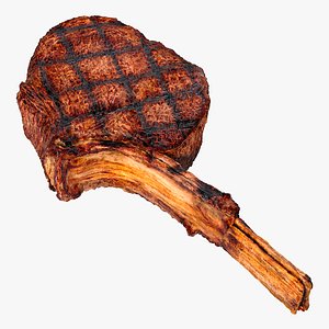 Grilled Tomahawk Steak 3D Model